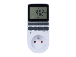 Tomada Digital Programável, Semanal, LCD, Economia de Energia BRILVIBERA (1 Unidade)