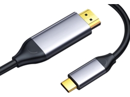 Cabo Adaptador Usb c para 4k 30hz Tipo 3 Compatível com Pc, Tablet e Outros Hubs SFUSHOS