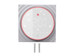 Termostato WiFi Primerox Programável, Voice, App, Controle, 95-240V, Parede, Branco