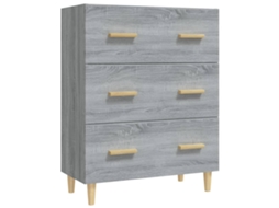 Aparador Madeira Processada Cor Cinzento Sonoma MAISON EXCLUSIVE (70x34x90 cm)