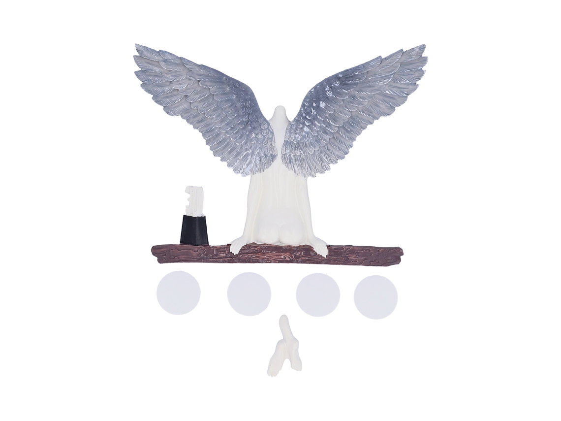 Adorno de Asa de Anjo em Resina Tridimensional | S/MARCA