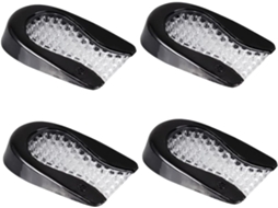 2 Pares De Protetores Calcanhar Para Proteção Contra Fascite Plantar, Design Em Favo De Mel, Fáceis De Usar, Feitos De
