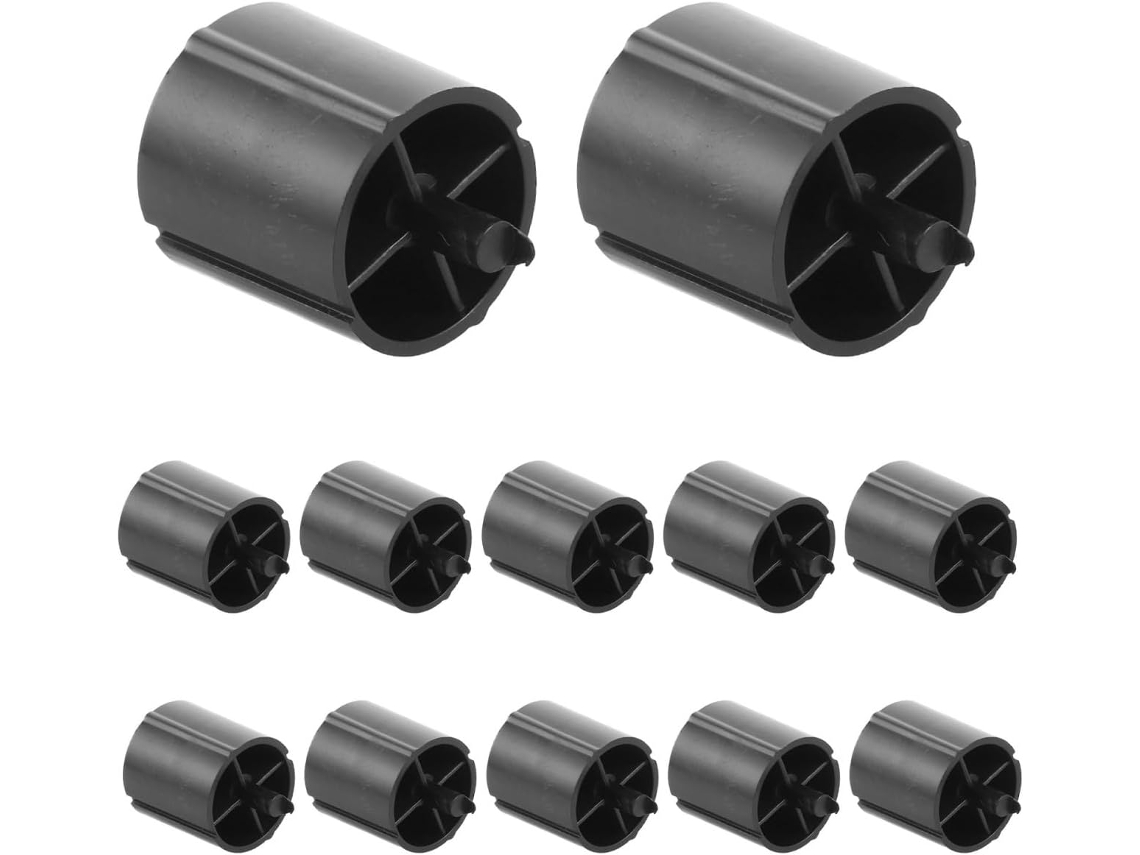 20 unidades de acessório de mesa preto para dispensador de adesivo plástico Fita com rolo móvel, referência 20031, para uso em