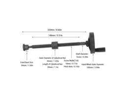 Laxiscreed, Morsa De Aperto Manual Desktop Screw Vice T18 Com Volante De 100mm