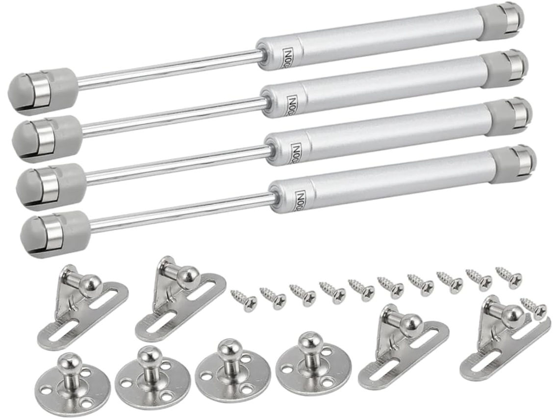 Conjunto De 4 Dobradiças Hidráulicas Para Armários Com Fechamento