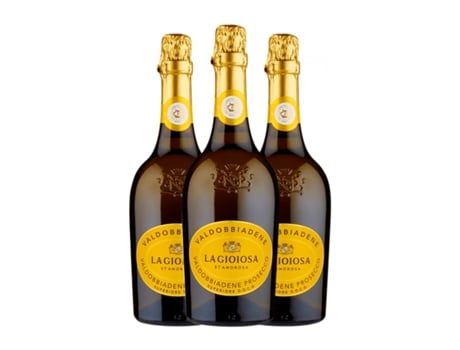 Espumante rosé LA GIOIOSA Superiore Glera Prosecco di Conegliano-Valdobbiadene (0.75 L - 3 Unidades)