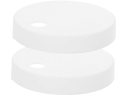 Sewacc Tampas De Fuso Tampa Vaso Sanitário Em Plástico 60mm, Tampas Decorativas Brancas Fusos De