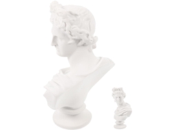 Decorativa Grega Em Resina, Busto Para Escritório, Miniatura, Escultura Pequena Para Decoração De Mesa. Gokoco