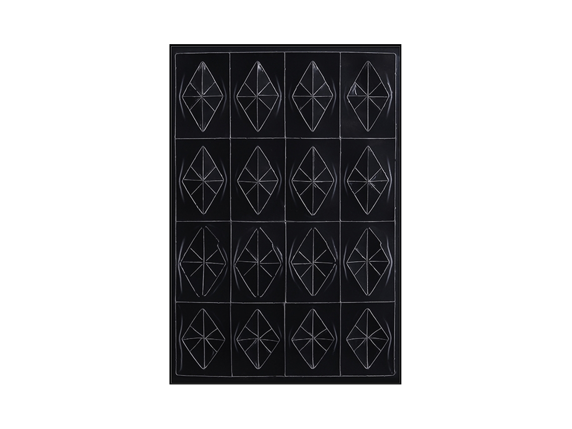 Modelo De Stencil De Pedras Para Unhas Adesivo Em Plástico Transparente Ferramenta De Manicure Diamante Grande