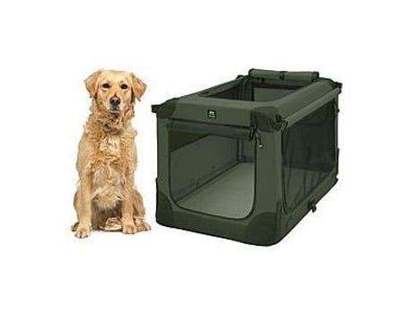 Cama De Transporte Maelson Soft Kennel 82x59x59cm Verde Muito Escuro Interior