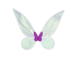 Asas de Anjo Borboleta Fada com Led para Crianças Festa em Roxo