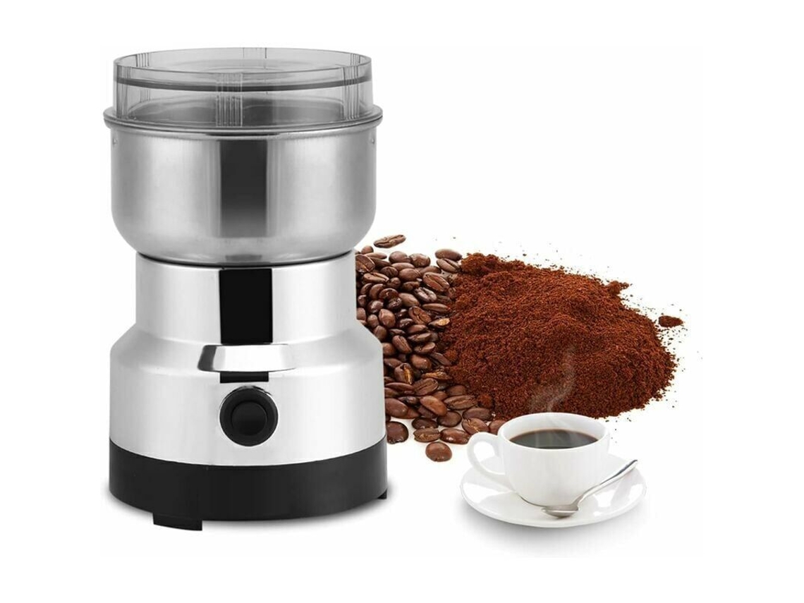 Moinho De Café Elétrico Para Grãos, Nozes E Especiarias Em Aço Inoxidável, Para Moagem Conforme Os Materiais E Funções Indicados