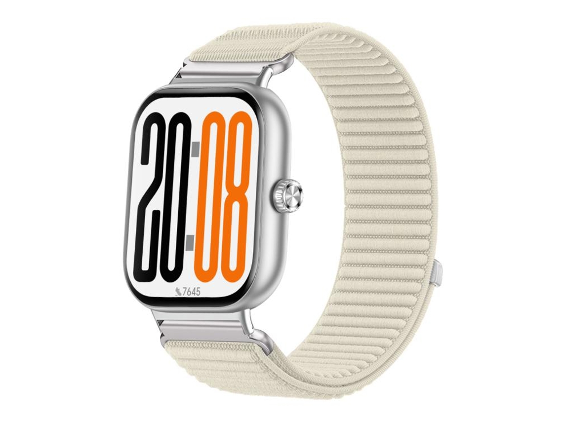 Bracelete Para Honor Watch X5 - Nylon Trançado - Fecho De Velcro - Interface Metálica Starlight