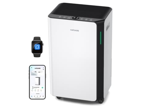 Desumidificador Portátil Humilabs Ol20 20l Capacidade Filtro Removível Reservatório 4.5l 3 Modos Timer 24h Controlo Wi Fi App