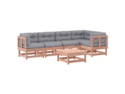 Garden Lounge Set, Garden Lounge Sets Vidaxl Marrom Madeira De Douglas (n/a)