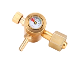 Reductor De Presión De Gas Argón Para Soldadura Com Manômetro E Regulador De Fluxo De Ar