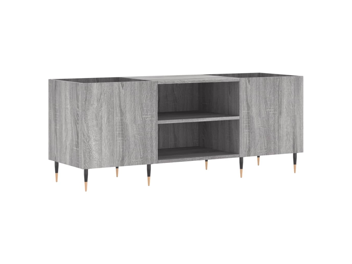 Record Cabinet, Record Cabinets Vidaxl Cinzeto Madeira Processada (n/a)