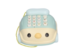 Primerox brinquedo Telefone Infantil Galinha Cartoon Elétrico Educativo Carro para Crianças 3+ Verde