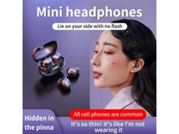 Mini Fones De Ouvido Bluetooth 5.3 Hifi Estéreo Para Trabalho E Músicavayotoy