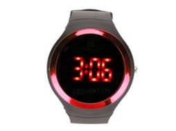 Relógio Digital Esportivo com Led Vermelho para Crianças Estudantes