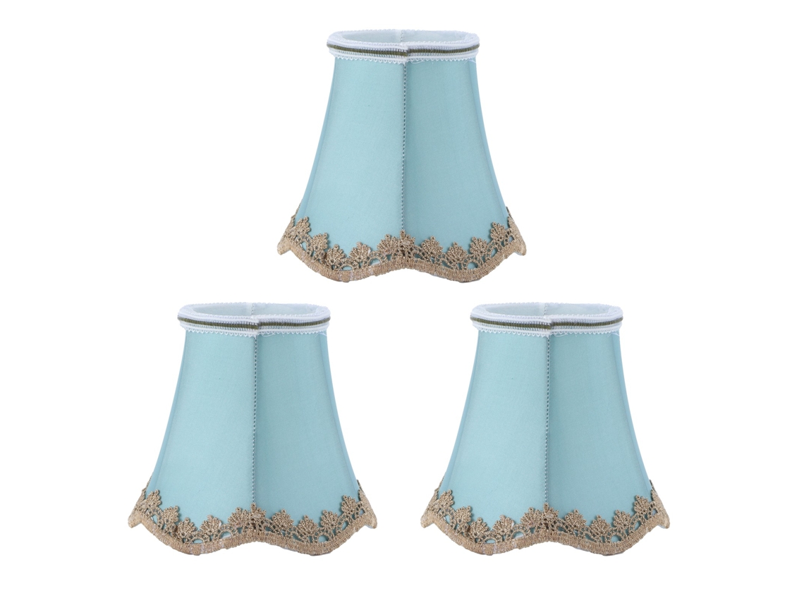 Conjunto de 3 Abajures de Tecido com Clip CHABERLU