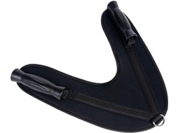 Cinto De Resistência Para Exercícios E Faixas Elásticas, Preto, Com Acessórios Treinamento Muscular, Pernas