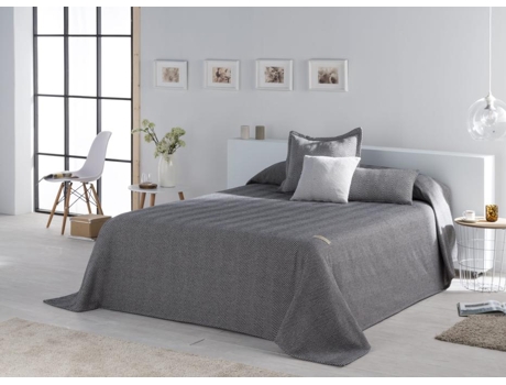 Colcha  Paines (Cinzento - 230 x 270 cm - 70% Algodão 30% Poliéster)