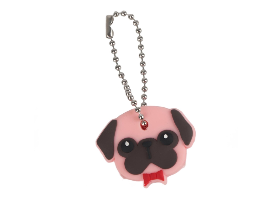 Capa De Tecla De Cachorro Com Laço Vermelho, Identificador De Teclas, Divertida E Funcional