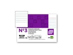 Fichas Em Cartolina, Emb. Com 100, 100X150 Mm, Pautado