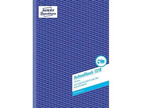Caderno de Contabilidade AVERY 1318 (A4 - 100 Páginas)