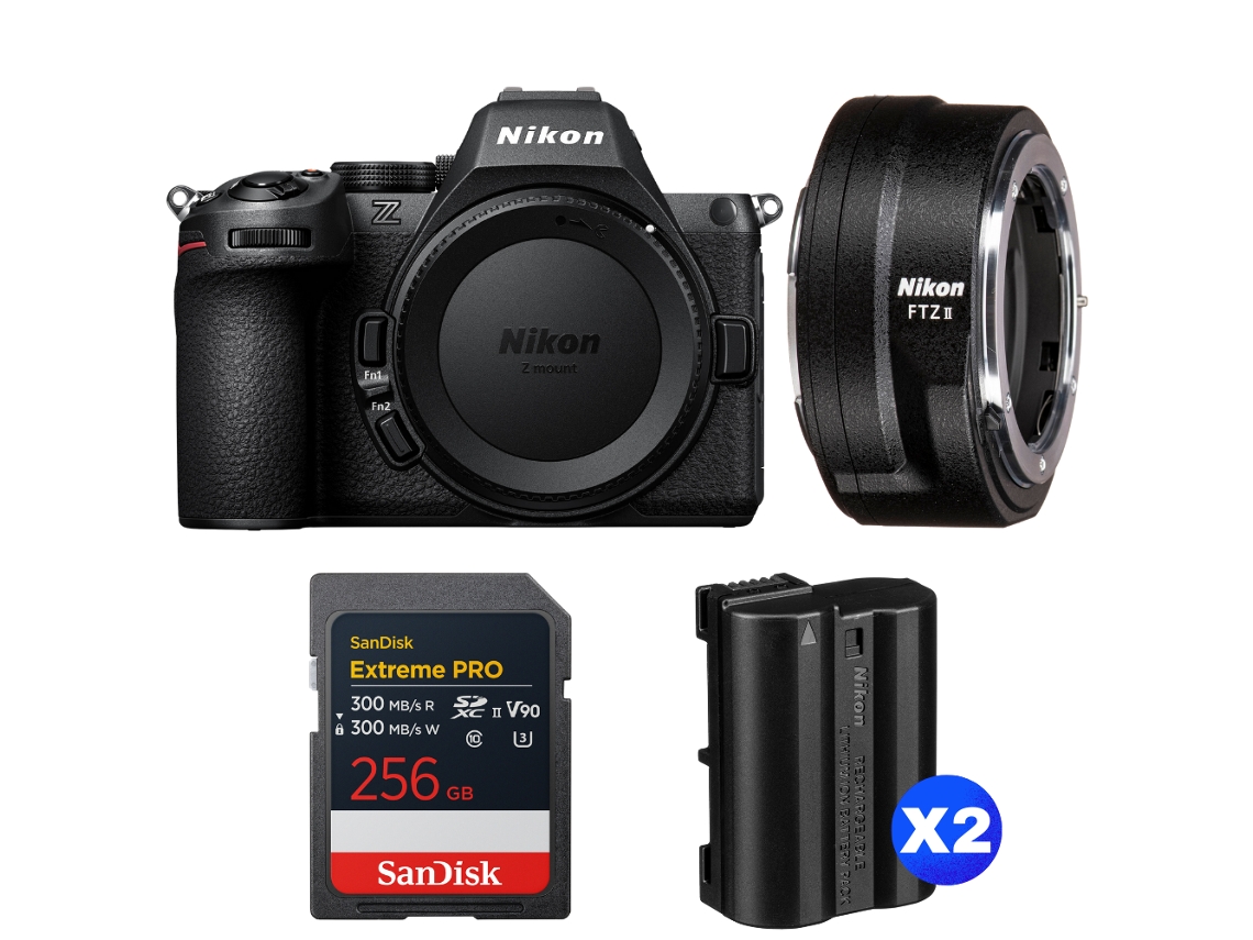 Z5 Ii + Ftz Ii + 1 Sandisk 256gb Extreme Pro Uhs ii Sdxc + 2 Nikon En el15c + Ebook “20 Dicas para Fotos Que Impressionam” NIKON
