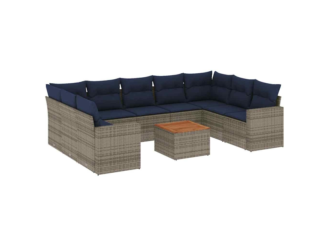 Garden Sofa Set, Garden Sofa Sets Vidaxl Cinzeto Rattan / Vime (n/a)