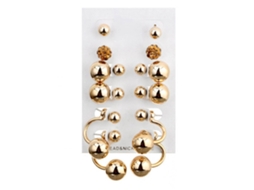 Brincos De Ouro Moda Feminina Acessório