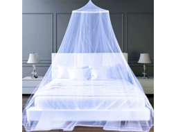 Lurelia Mosquiteiro De Cama Com Dossel Em Tule Azul, Universal, Leve, Portátil, 330 G