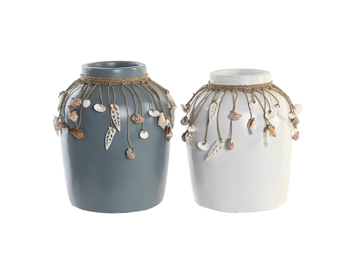 Vaso DKD HOME DECOR (2 Unidades - 20x20x26cm)