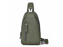 Bolsa Transversal MDUG casual, em Oxford, ombro, feminina (verde militar)