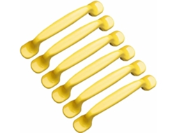Conjunto De 6 Puxadores Sólidos Para Armários, Gavetas E Cômodas, Acessórios De Cozinha, Puxadores Para Portas De