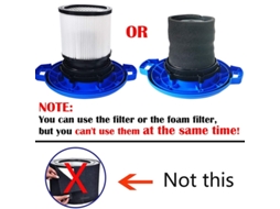 Para filtro shop-vac 90304, 90350, 90333, 903-04-00, 9030400, adequado para a maioria dos aspiradores de pó molhado/seco de 5 galões