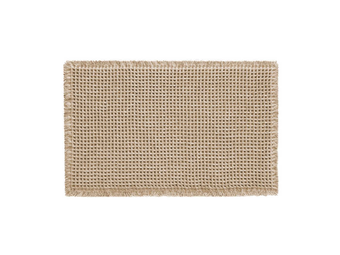 VYLARA Tapete Waffle 60x90cm Para Banheiro, Antiderrapante, Lavável, Super Absorvente E De Secagem Rápida