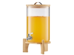Dispenser De Bebidas De 8 L Em Vidro Com Suporte 205 X 205 X 434 Mm Vevor