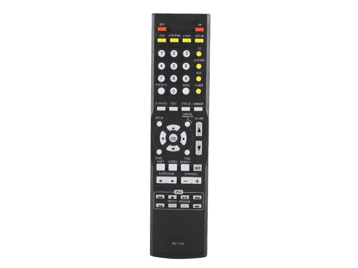 Controle Remoto Inteligente Para Amplificador Rc-1120 Avr-3801 Substituto De Controle Remoto