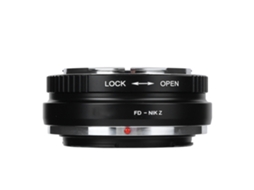 Fikaz Fd Nik Z Aluminium Alloy Lens Mounting Adapter Ring For Canon Fd Lens To For Nikon Z Mount Camera LAXISCREED