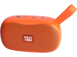 Coluna Bluetooth RITTEREC TG173 (Laranja - Alcance: até 10 m)