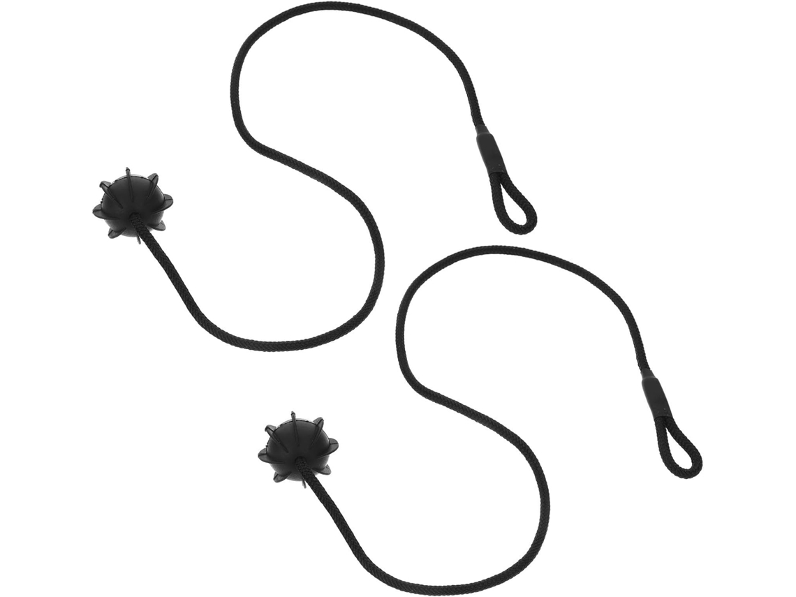 Conjunto De 2 Cintas Simples Para Porta-malas Traseiro Em Poliéster Com Fácil Fixação Em Abs.