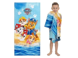 Toalha de Banho Infantil com Estampa de Desenho Animado para Meninos e Meninas, Ideal para Piscina, Verão e Chuveiro, 61x122 Cm BRILVIBERA