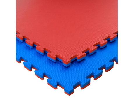 Tapete de Treino Desportivo JOWY Ginásio e Artes Marciais  50 Peças 50 M² espessura  2 cm Vermelho/Azul