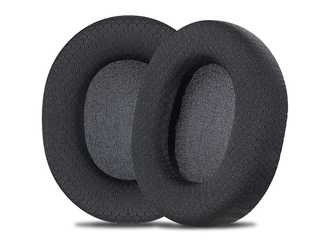 Set 2 Almofadas Zruxe Para Auscultadores Steelseries Arctis (respiráveis, Substituição, Pretas)