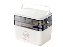 Caixa De Armazenamento Medicamentos Portátil, Multifuncional. Aquaforge