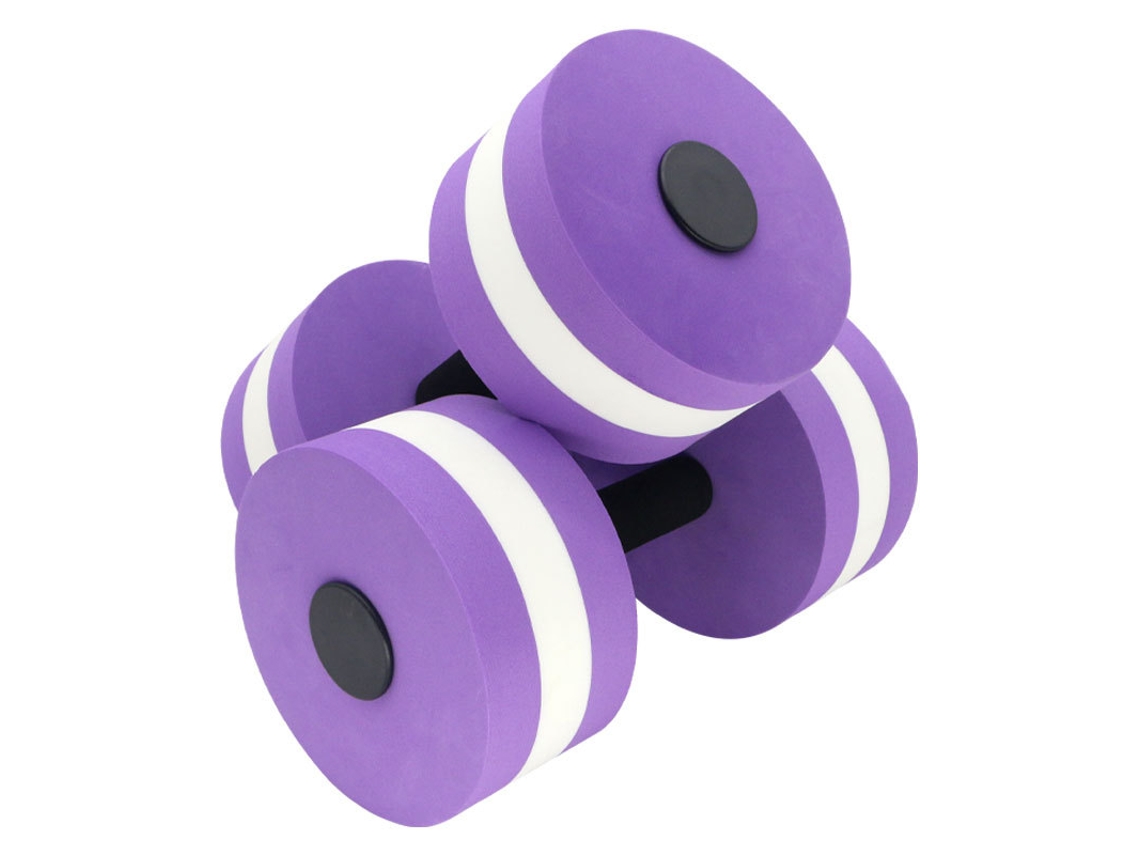 Halteres leves para treinos na piscina, roxo escuro PANOONA