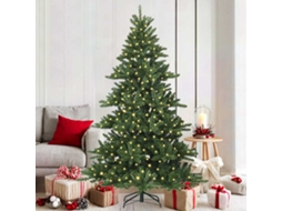 Vidaxl Árvore De Natal Articulada Artificial Verde 180 Cm Pvc E Aço